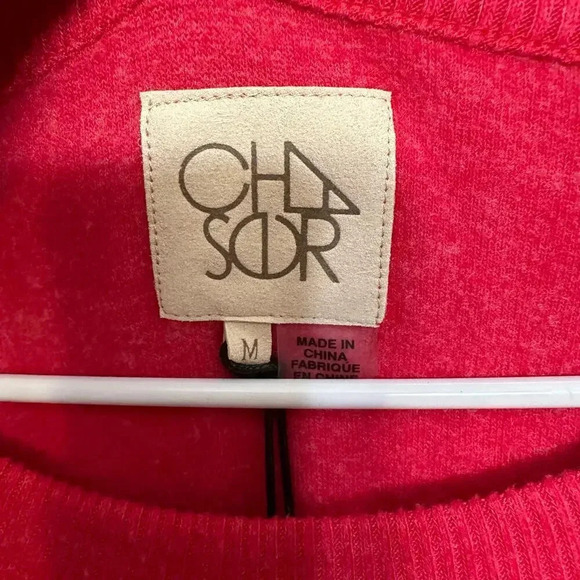 Chaser women’s NWT’s vintage dyed red crew neck sweatshirt. Size medium - Picture 3 of 5